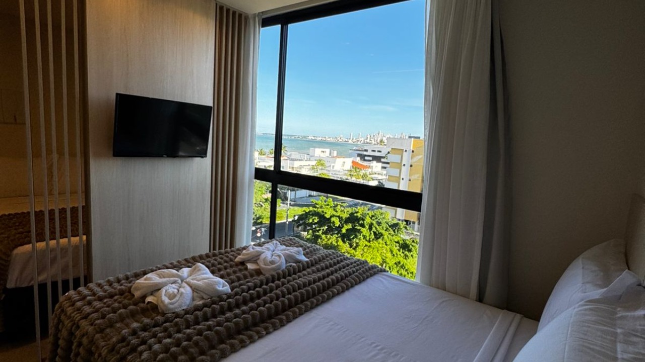 Viva o Requinte em João Pessoa com vista ao mar! - Ozean